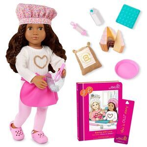 Our Generation -  Paola Posable 18" Doll with Baking  Pink
